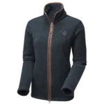 Oxford Fleece Damesjas Blauw Gemeleerd