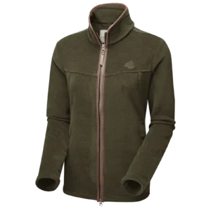 Oxford Fleece Jas Groen Gemeleerd Vrouwen