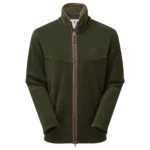 Oxford Fleece Jas Groen Gemeleerd Heren