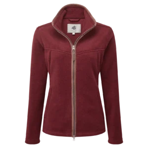 Oxford Fleece Damesjas Bordeaux