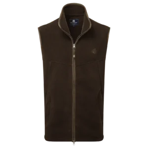 Oxford Fleece Vest Bruin