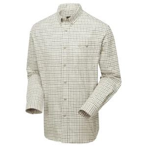 Pheasant Flanellen Overhemd Beige/Groen